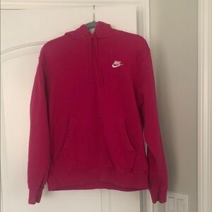 Nike Men's Bold Red Pullover Hoodie